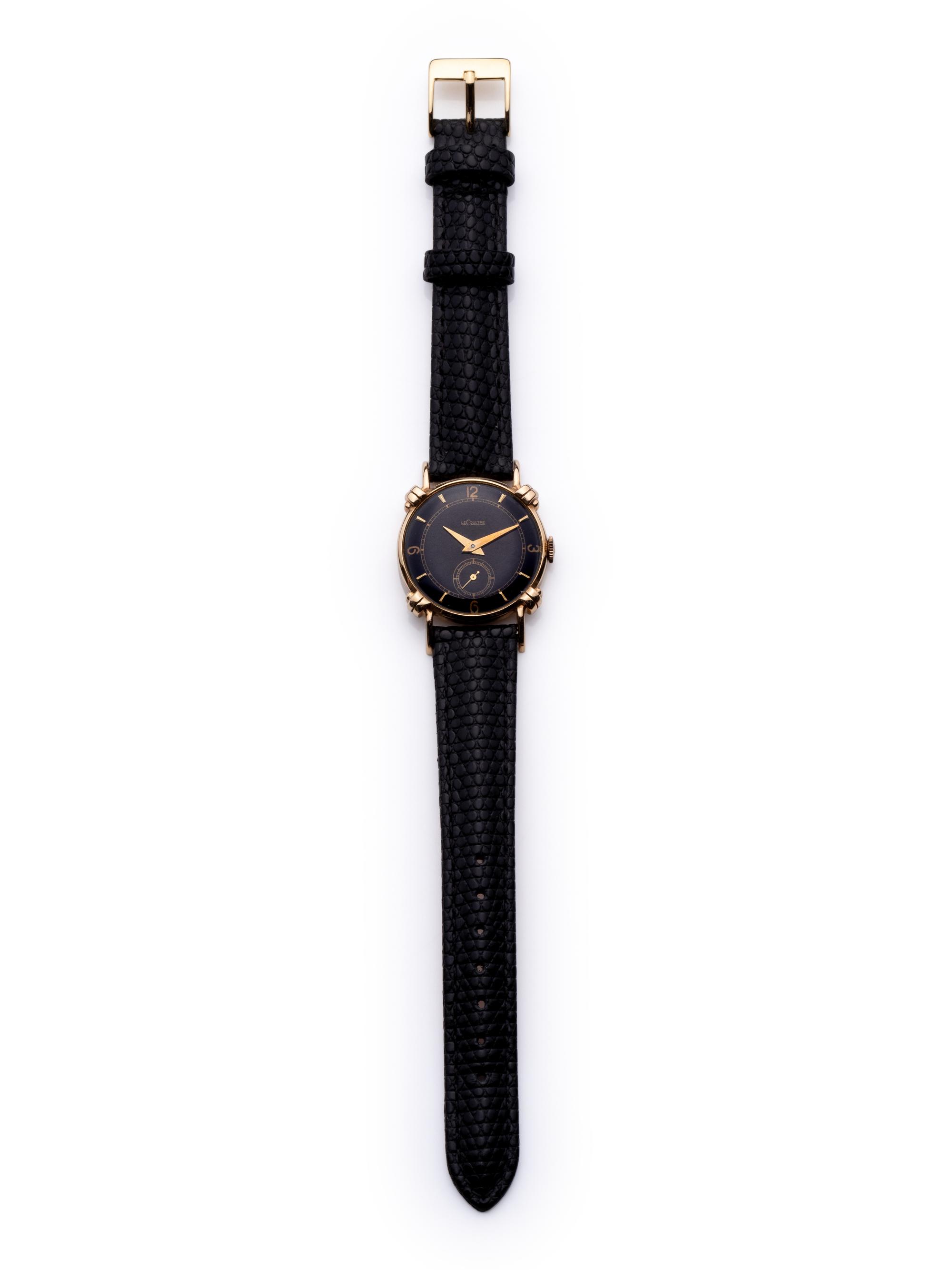 LeCOULTRE, VINTAGE, 14K YELLOW GOLD WRISTWATCH
