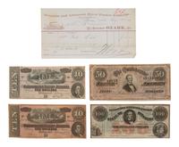 [CIVIL WAR]. Ephemera incl. Mississippi River from Cairo, Ill. to St. Mary's Mo. in VI Sheets, 1865.