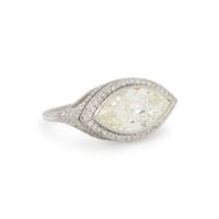 DIAMOND AND PLATINUM RING