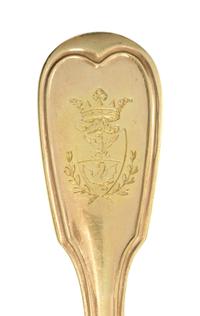 An Important Empire Silver-Gilt Flatware Service, Francois-Dominique Naudin and Martin Guillaume Biennais, Paris, Circa 1804-1814, comp