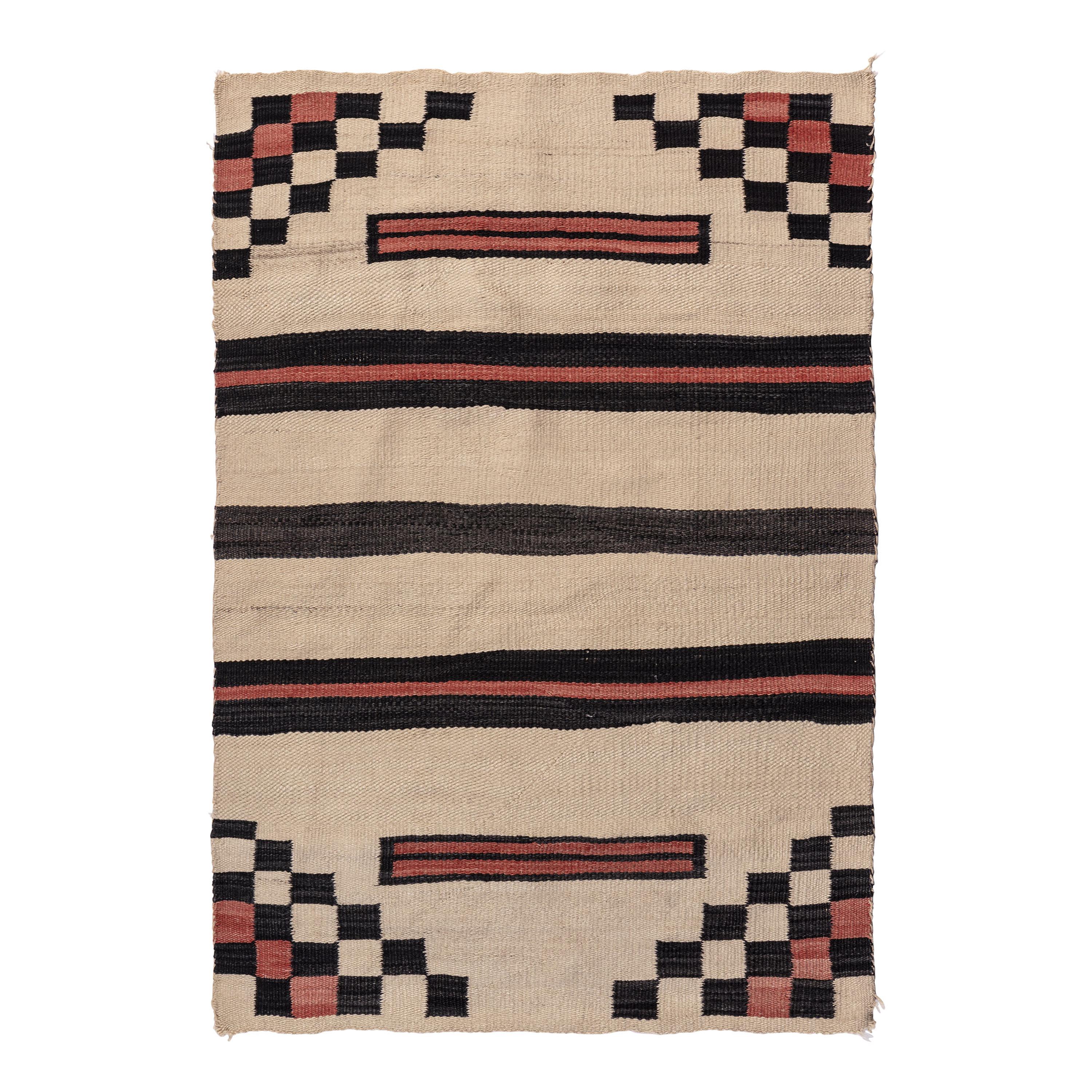 Navajo Regional Double Saddle Blanket / Rug
