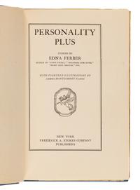 FERBER, Edna (1887-1968). Personality Plus . New York: Frederick A. Stokes Company, 1914.
