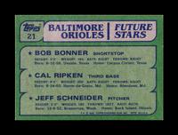 A Group of 22 Hall of Fame and Star Rookie Baseball Cards Including Cal Ripken Jr., Rickey Henderson and Ken Griffey Jr.,