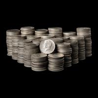 A Collection of Four-Hundred and Fifty 1965-1970 Kennedy 50c Coins