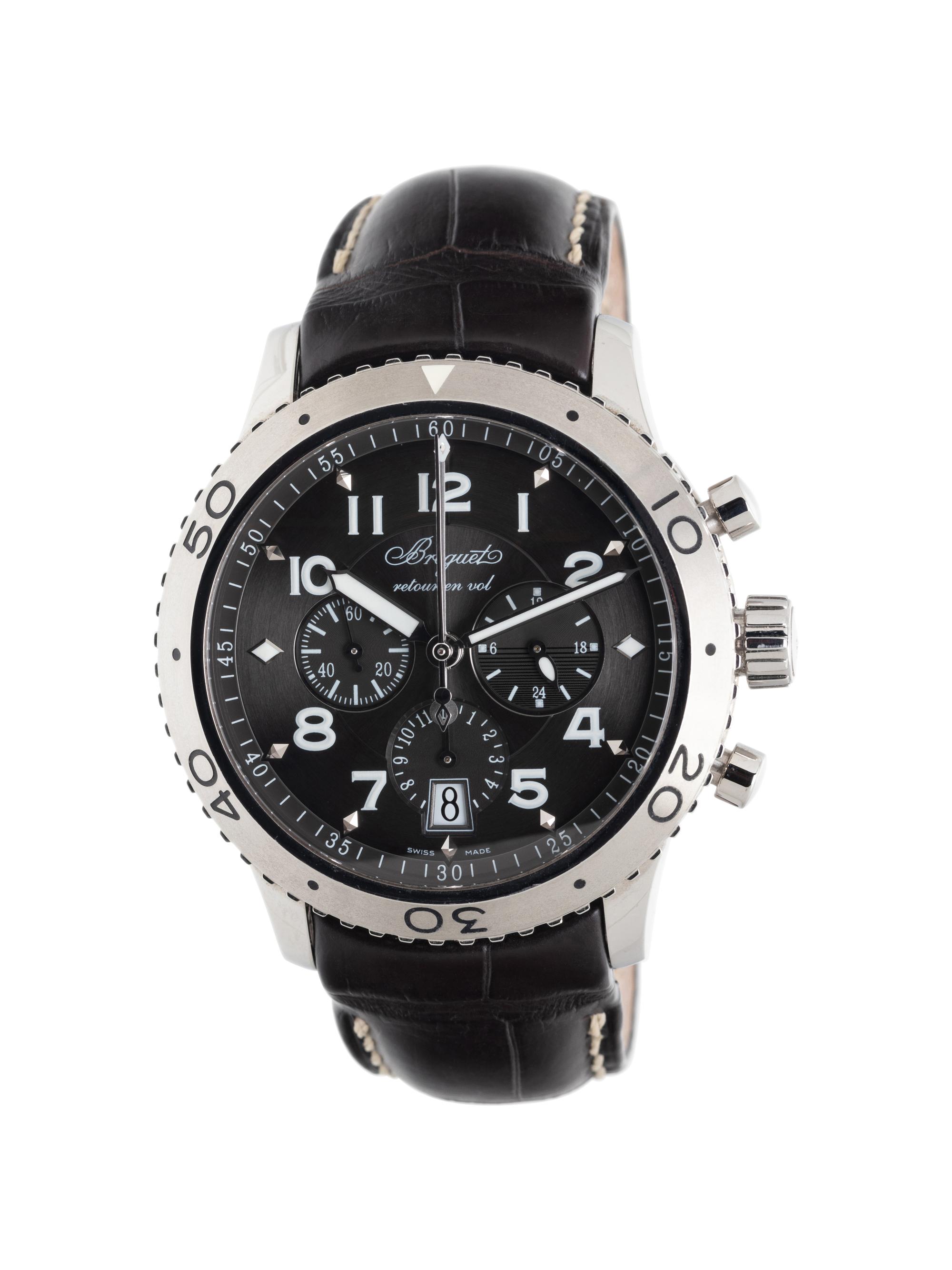 BREGUET, REF. 3810 STAINLESS STEEL 'TYPE XXI' CHRONOGRAPH WATCH