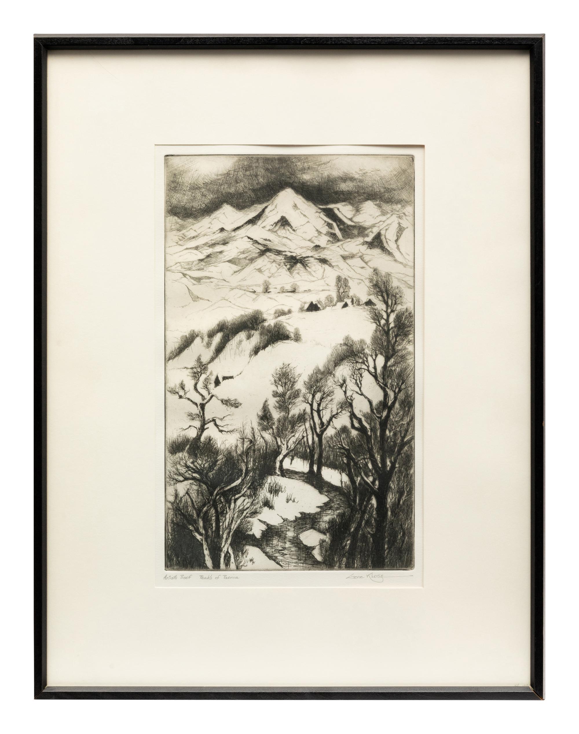 Peaks of Paonia , Artist's Proof