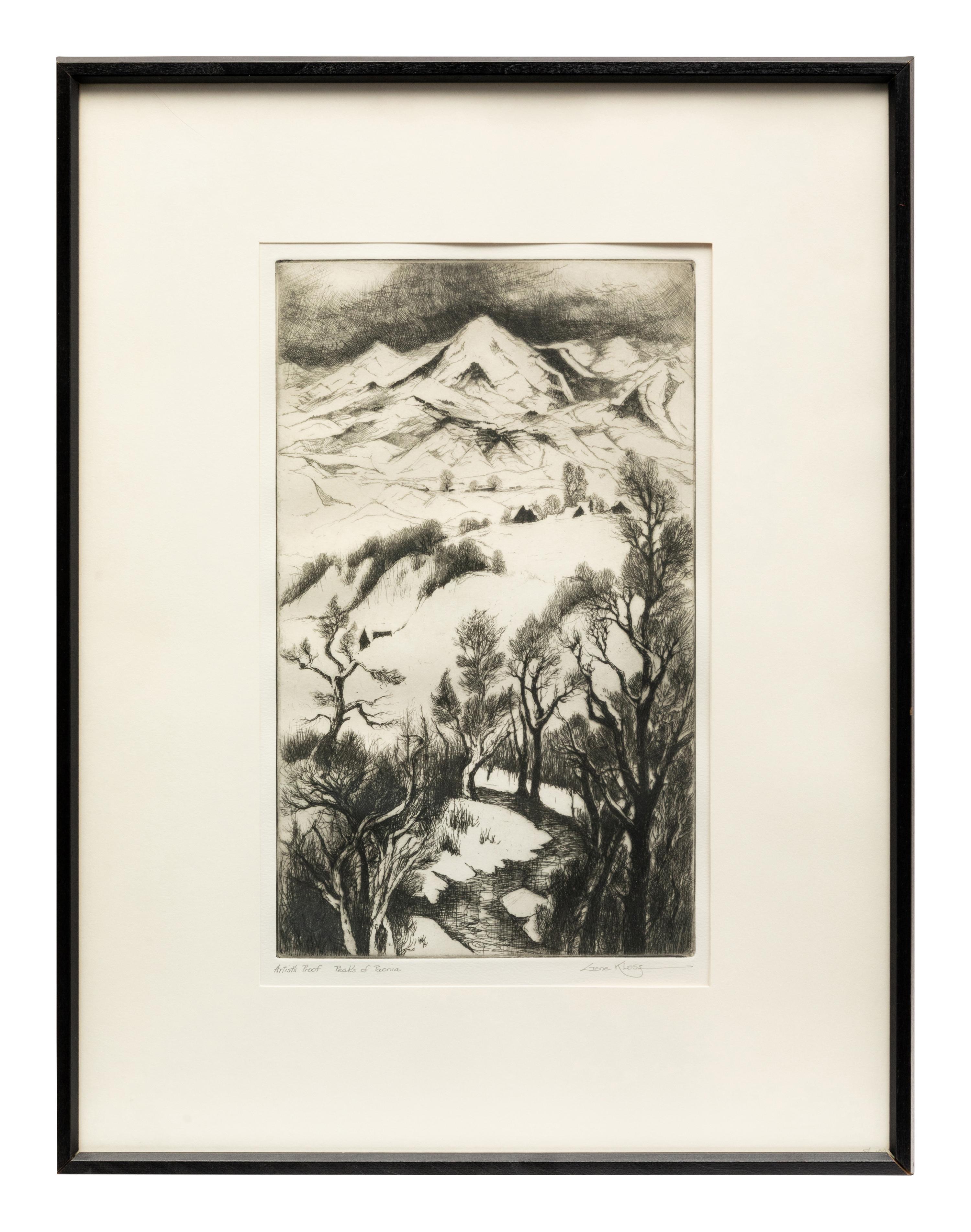Peaks of Paonia , Artist's Proof