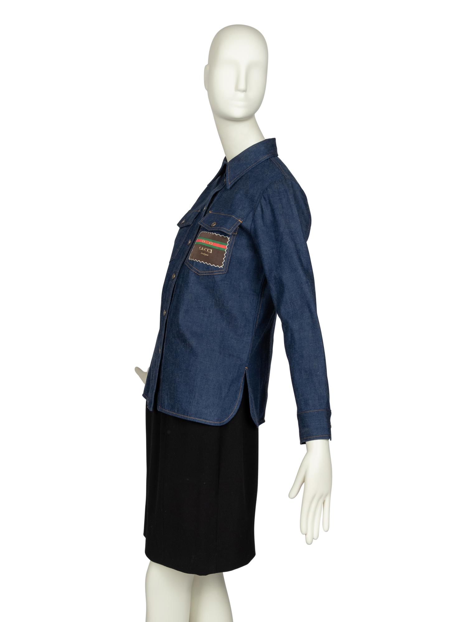 Alessandro Michele for Gucci Denim Shirt, 2015-22
