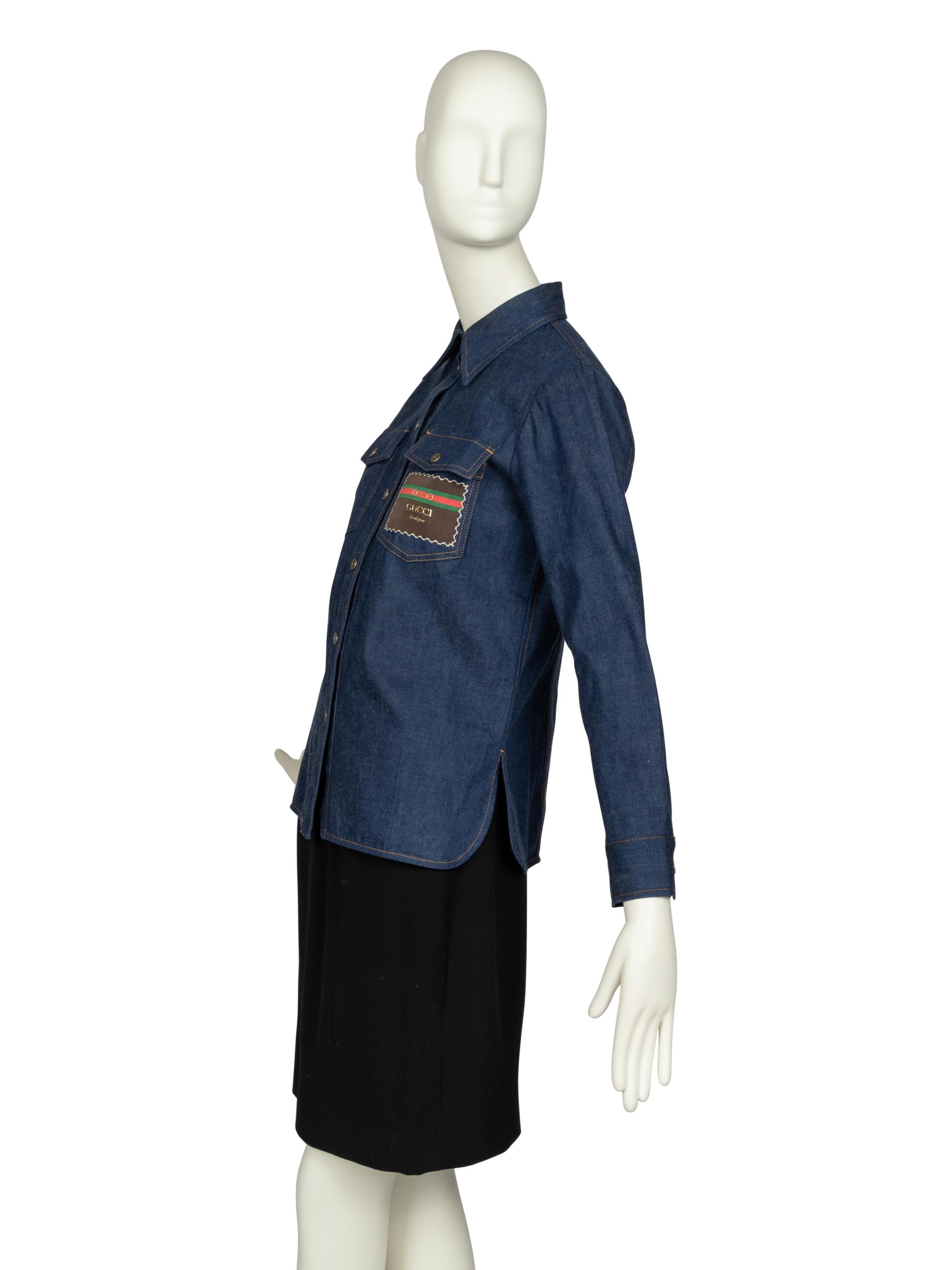 Alessandro Michele for Gucci Denim Shirt, 2015-22