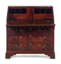 A George III Mahogany Slant-Front Desk