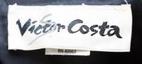 Victor Costa Black Strapless Cocktail Dress, 1980s Size label: 8