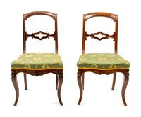 A Group of Four French Empire Side Chairs