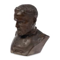 Karl Gerhardt (American, 1853-1940) Bust of Ulysses S. Grant , 1885 bronze