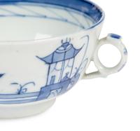 A Canton Blue and White Porcelain Tea Service