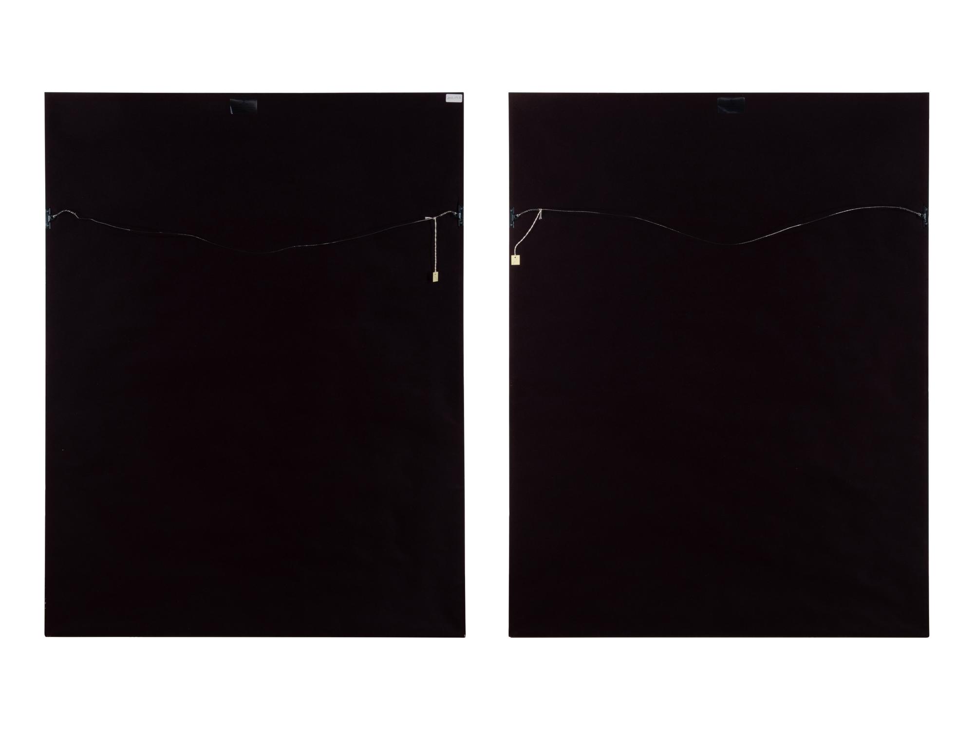Reflection (12:50) and Reflection (12:55) (two works), 2000