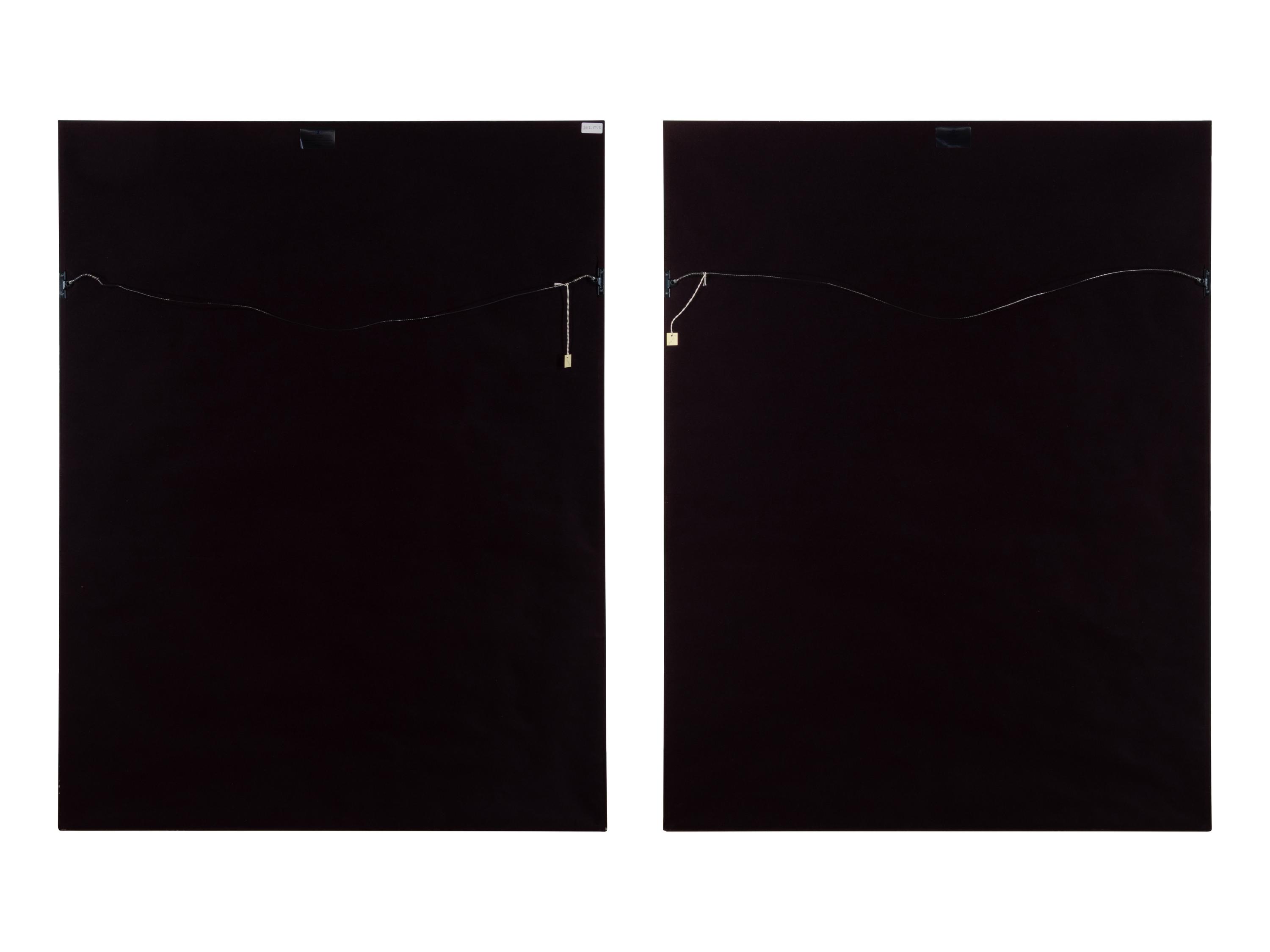 Reflection (12:50) and Reflection (12:55) (two works), 2000