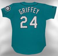 A Ken Griffey Jr. Signed Autograph Seattle Mariners Baseball Jersey (Beckett Authentication Services Letter),
