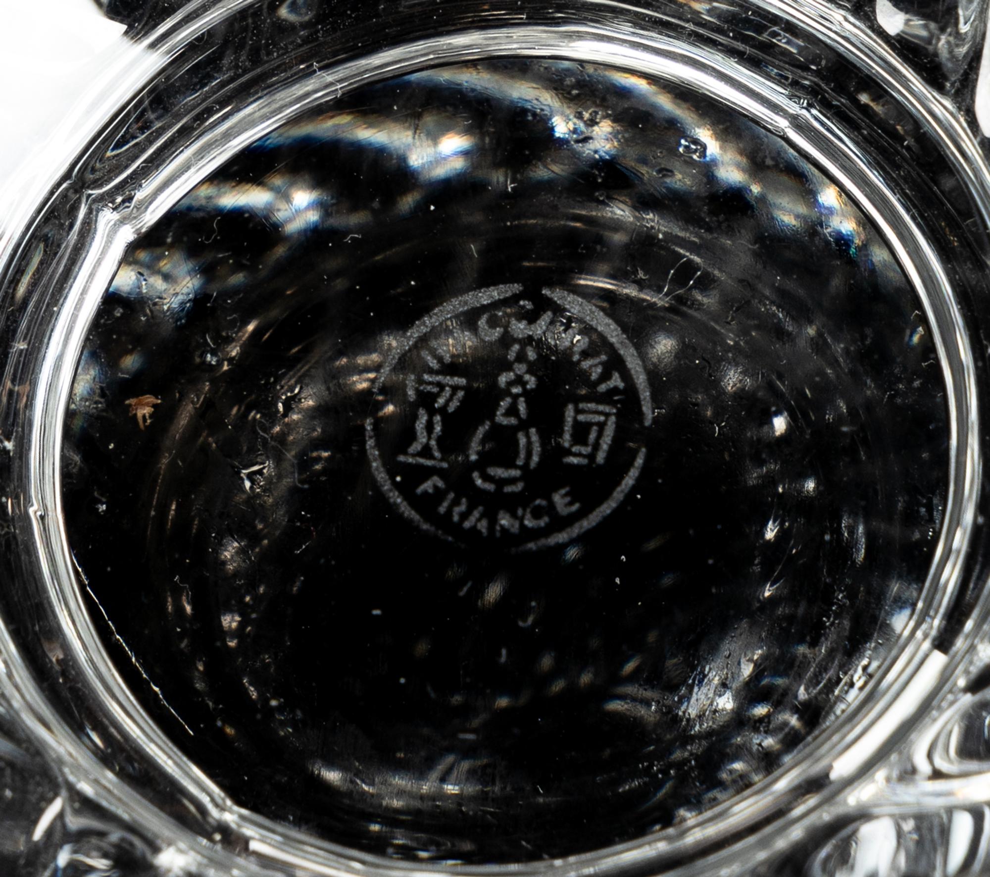 Three Baccarat Glass Articles