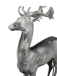 A Cast Metal Elk Figure