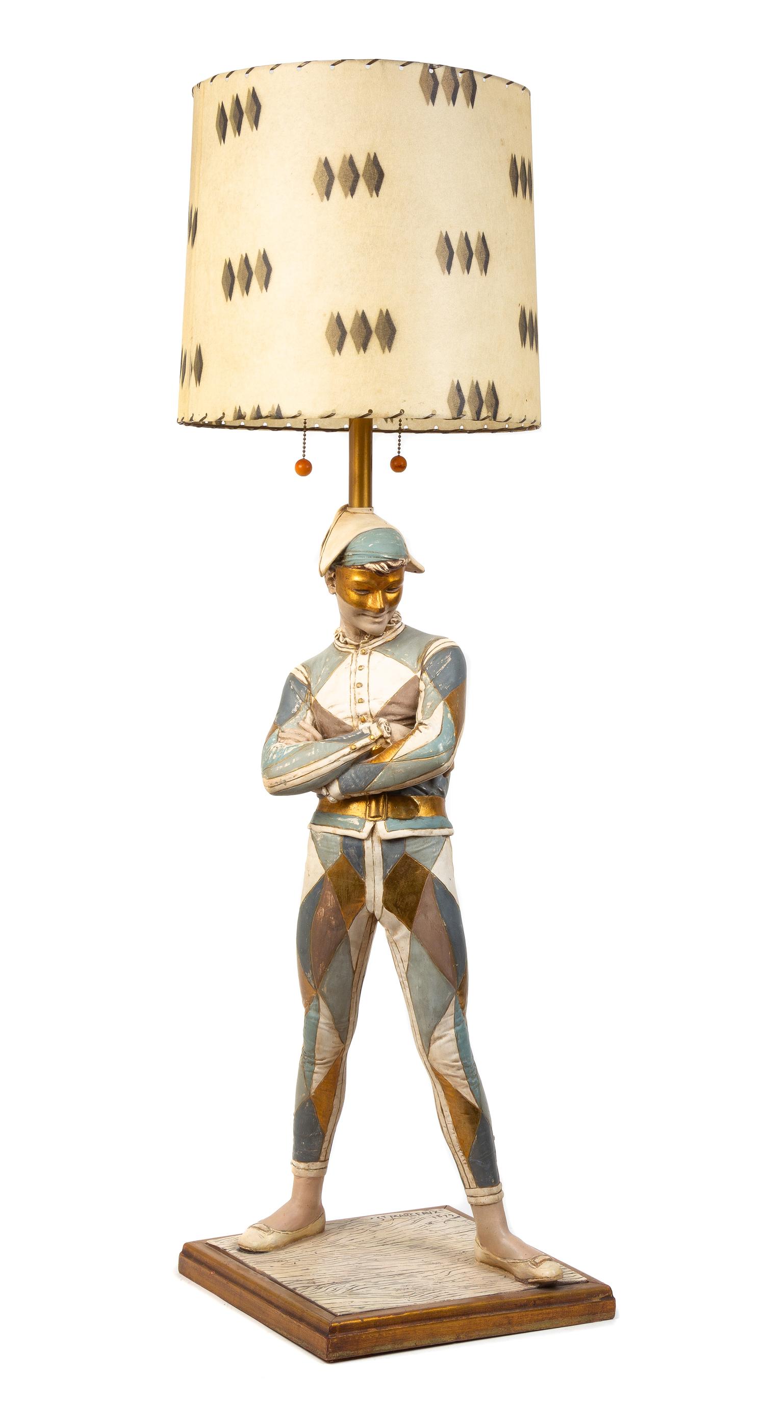 After Rene de Saint-Marceaux, (French, 1845-1915), Harlequin