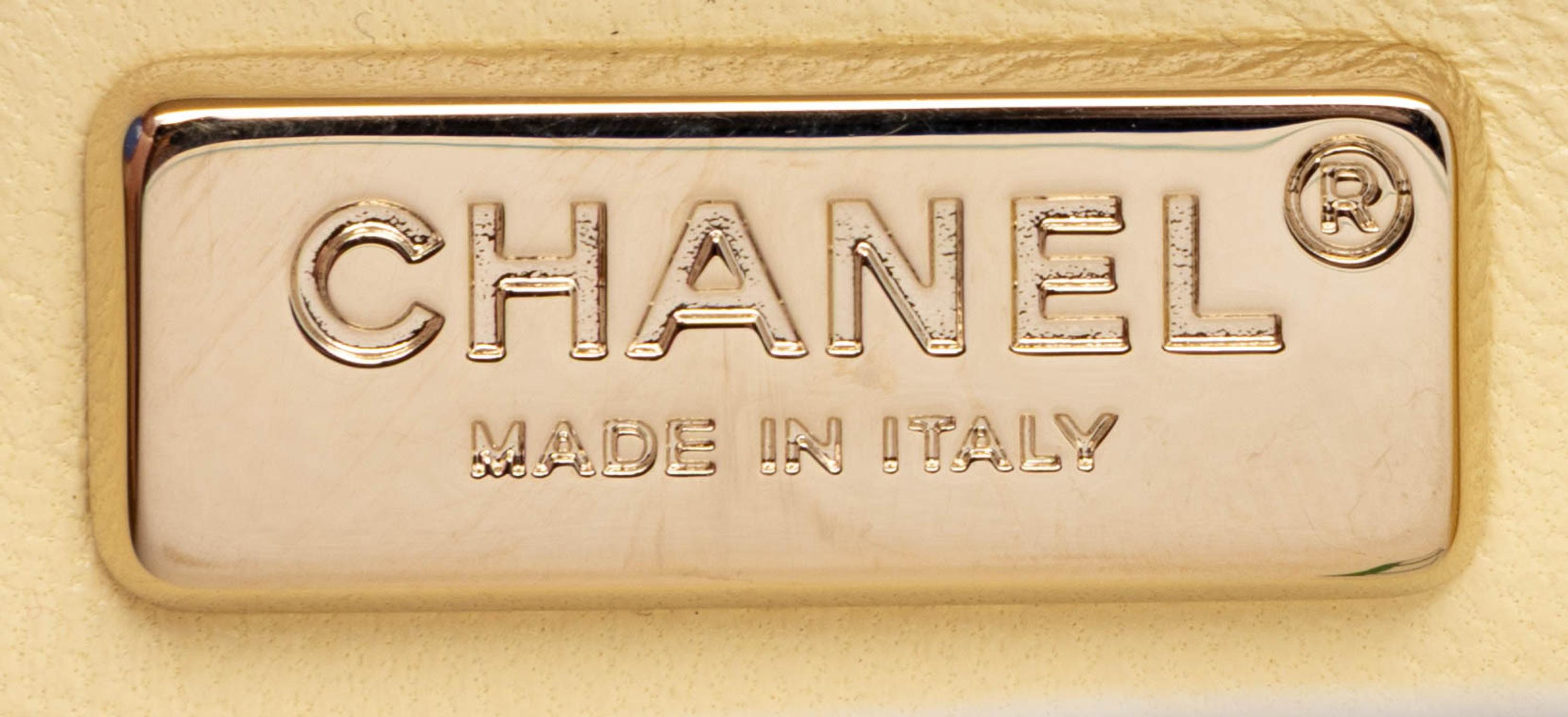 Chanel, Mini Classic Flap in Yellow Sequin Fringe, 2025