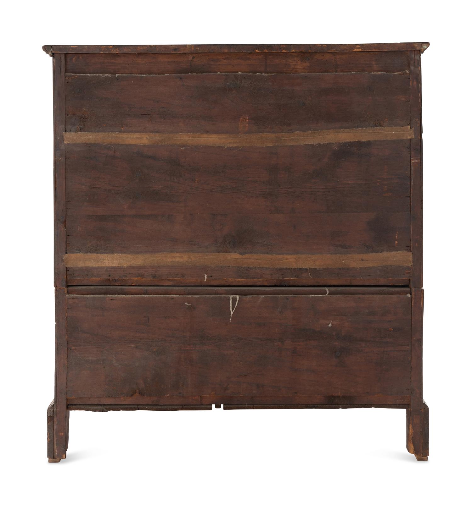 A George II Walnut Chest of Drawers