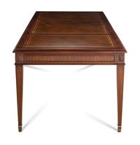 A George III Style Leather-Inset Mahogany Desk