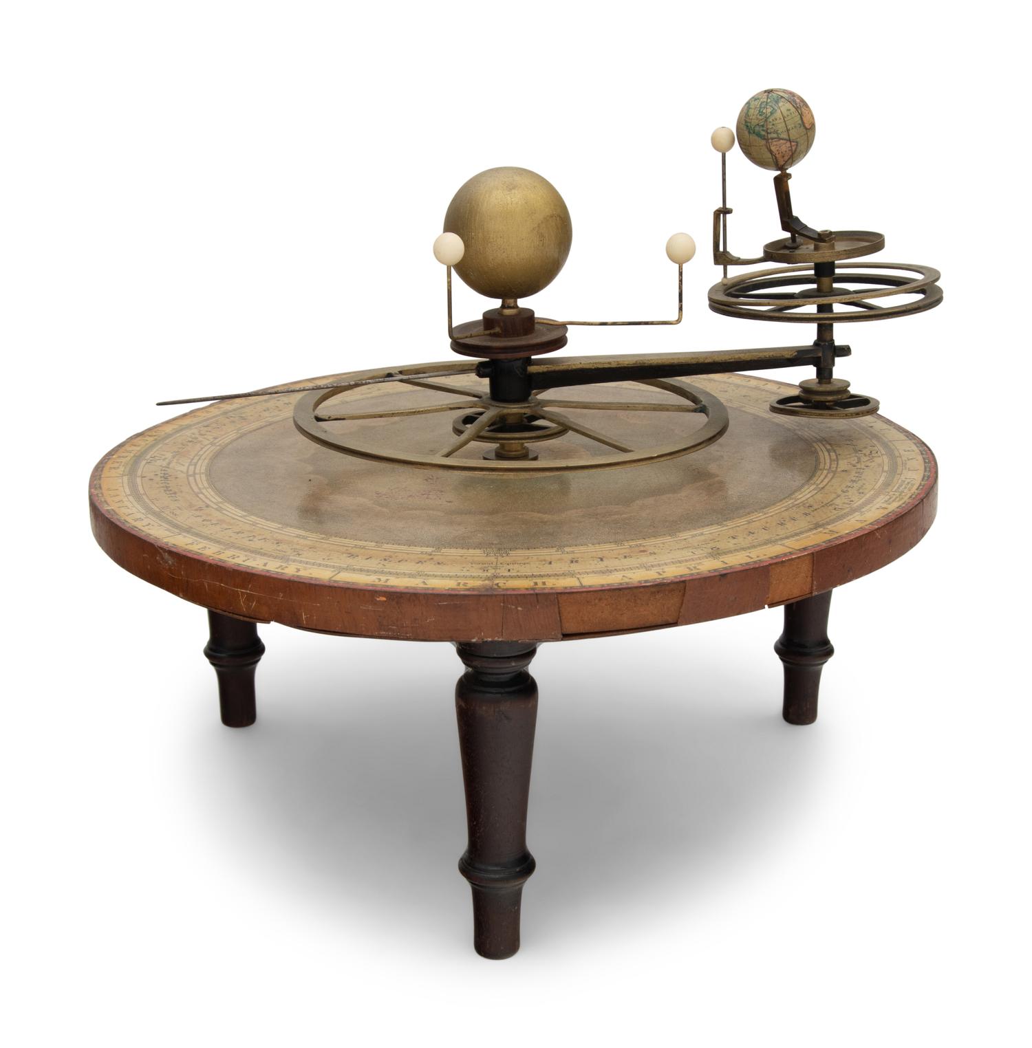An English Brass Mounted Orrery