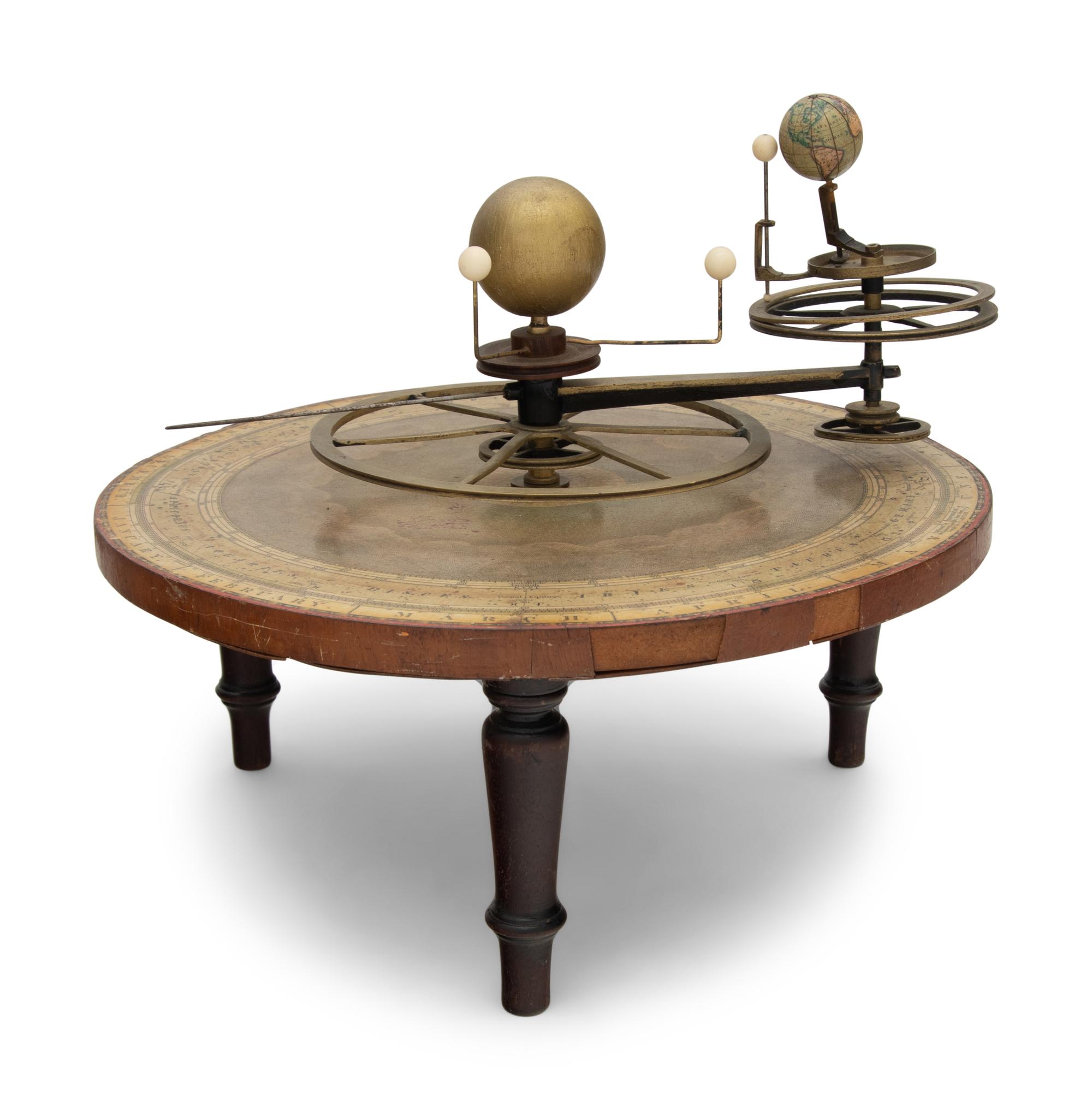 An English Brass Mounted Orrery