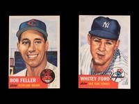 A Group of Two 1953 Topps Hall of Fame Baseball Cards,