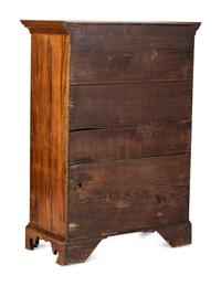 A Chippendale Cherrywood Tall Chest of Drawers