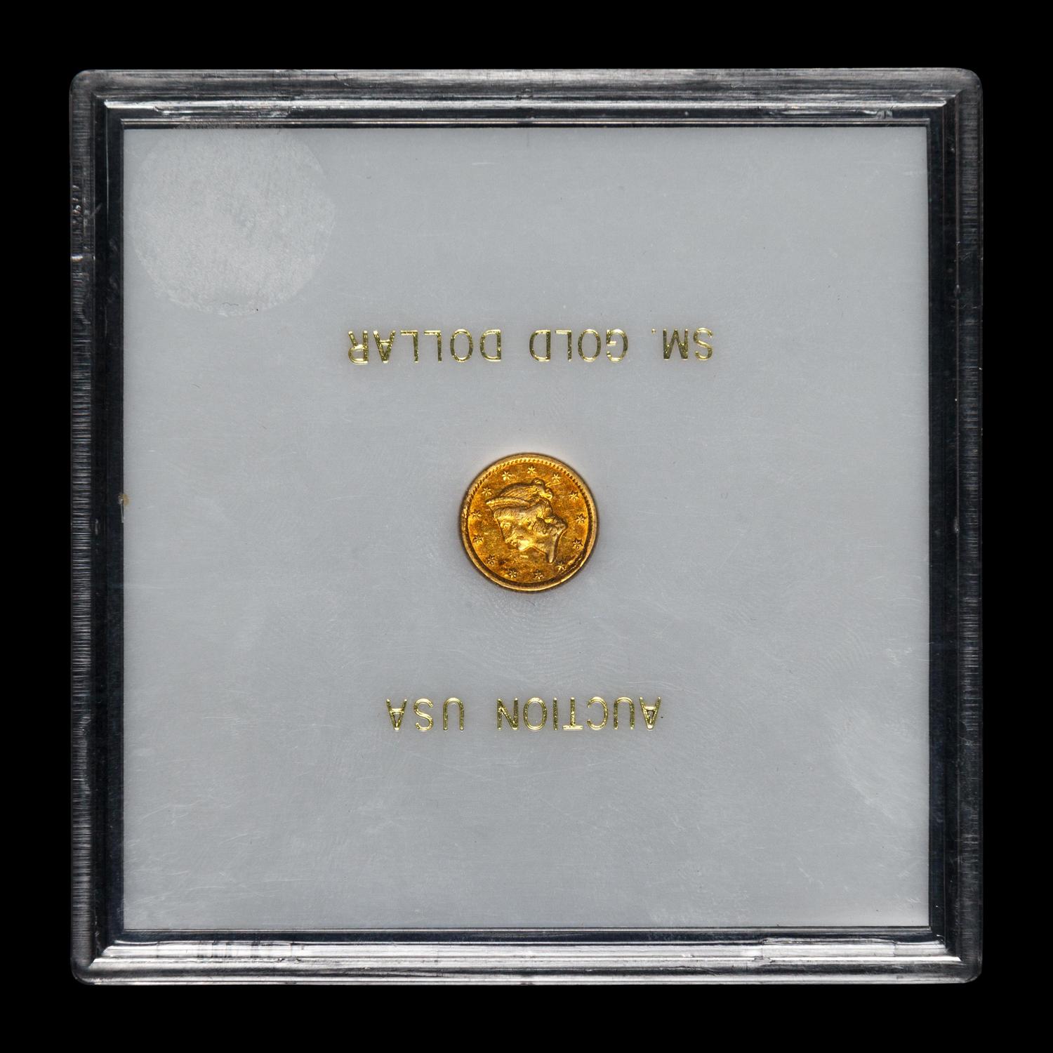 An 1853-C Liberty Head $1 Gold Coin