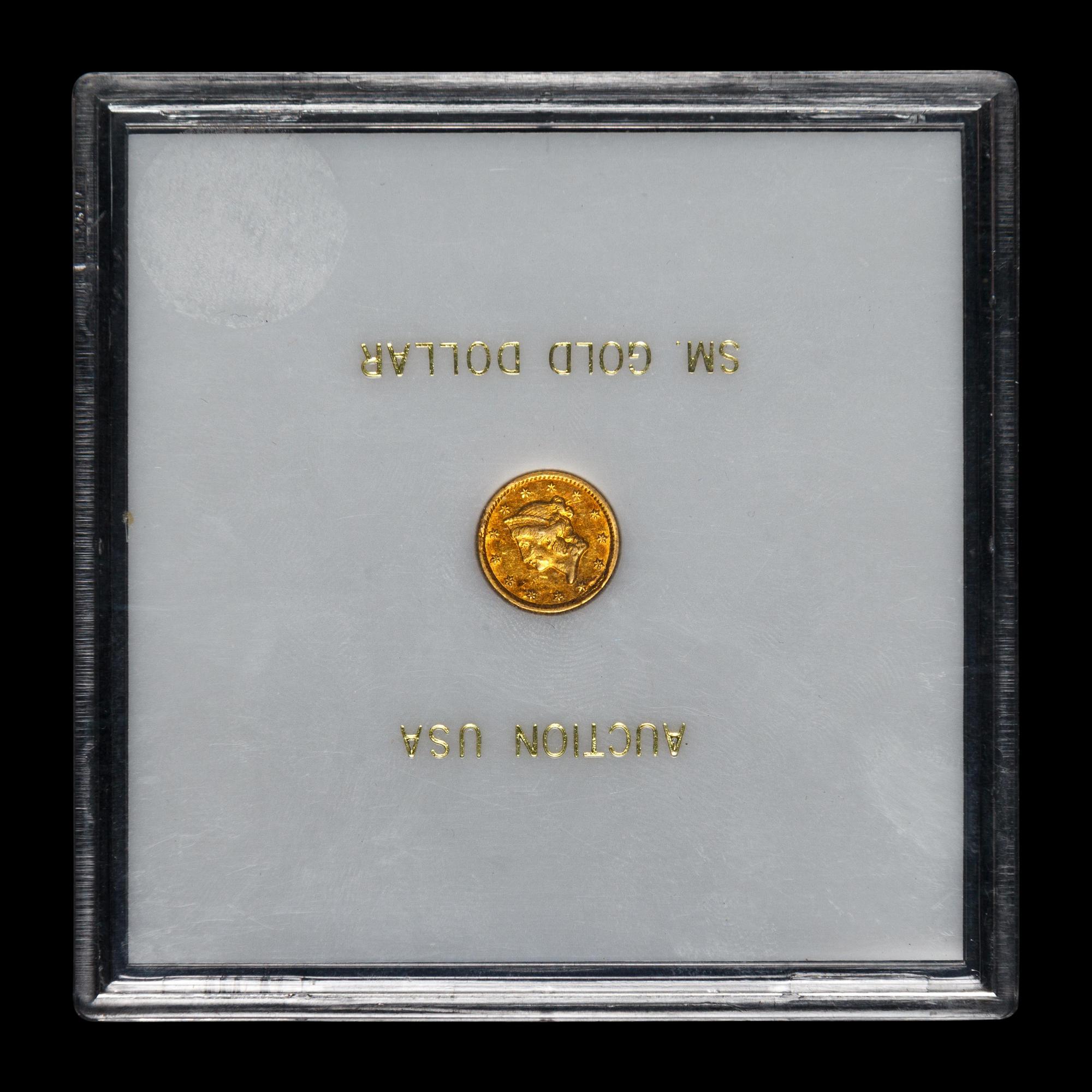 An 1853-C Liberty Head $1 Gold Coin