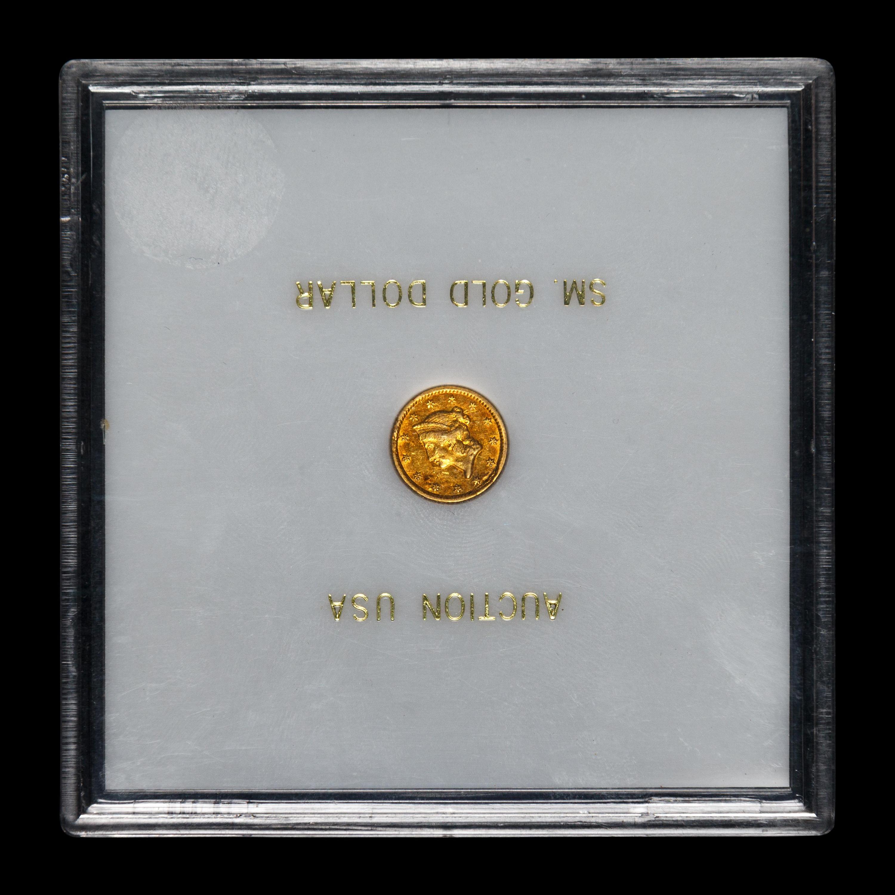 An 1853-C Liberty Head $1 Gold Coin