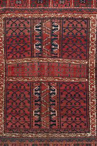 A Turkoman Hatchli Wool Rug