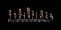 A Group of Ten Michoacana Votive Figures