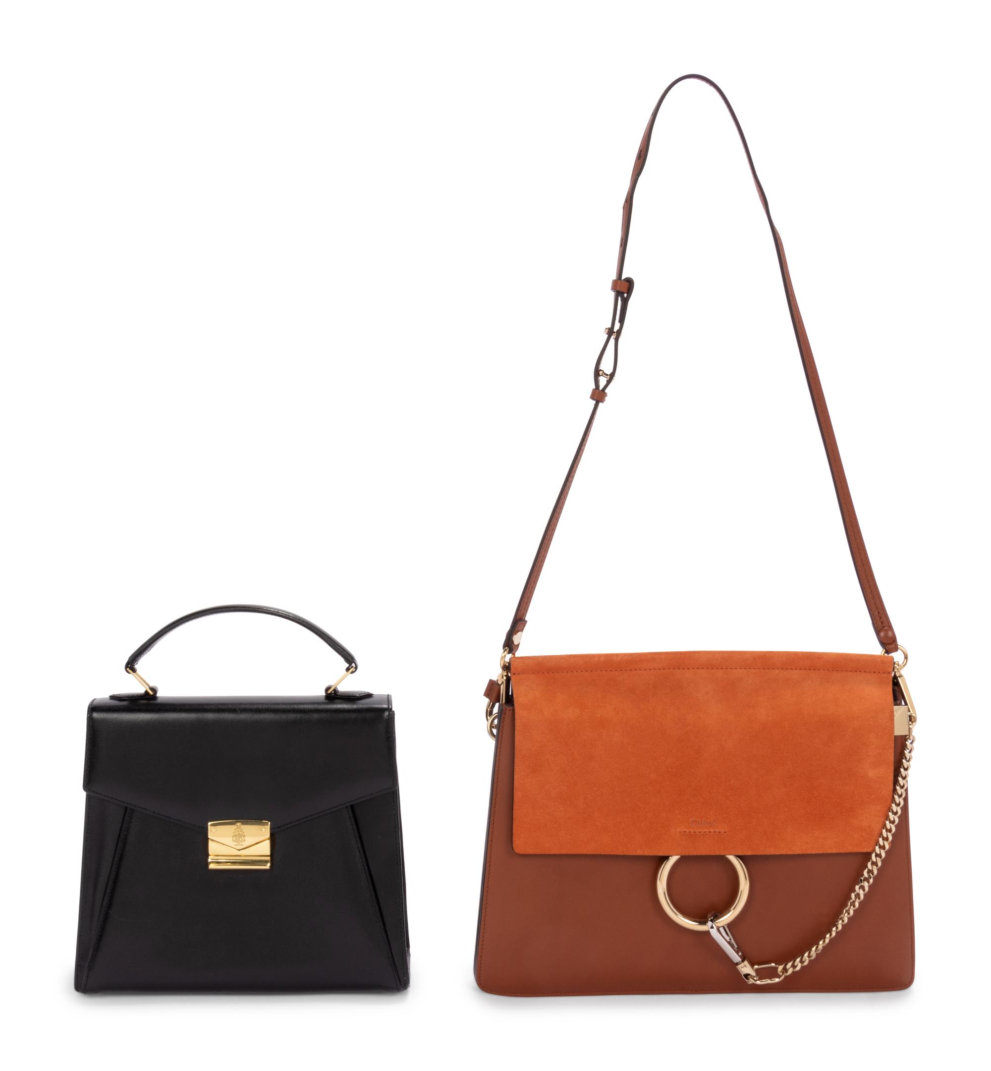 Two Designer Bags; One Chloé, One Mark Cross, 2000-2010s