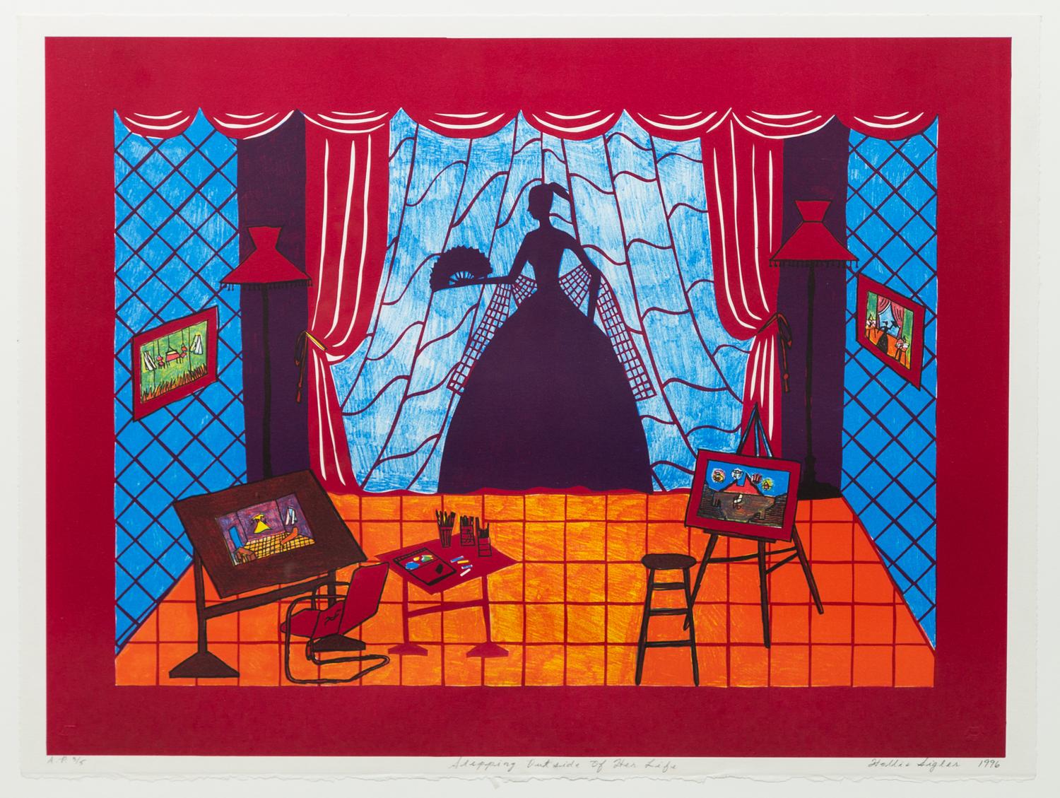 Hollis Sigler, (American, 1948-2001), There is No Future for It, 1984 and Stepping Outside of Her Life, 1996