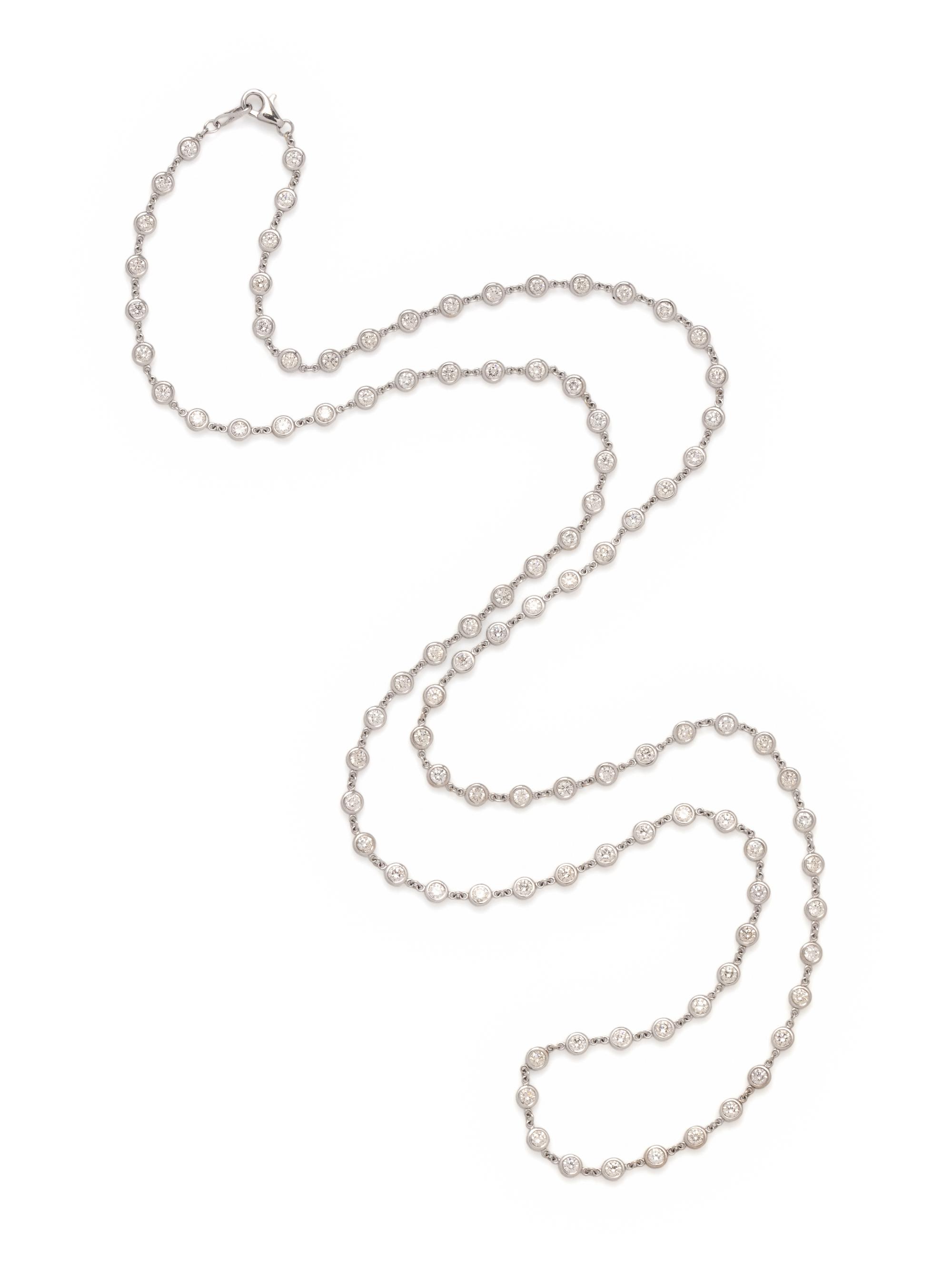 DIAMOND STATION NECKLACE