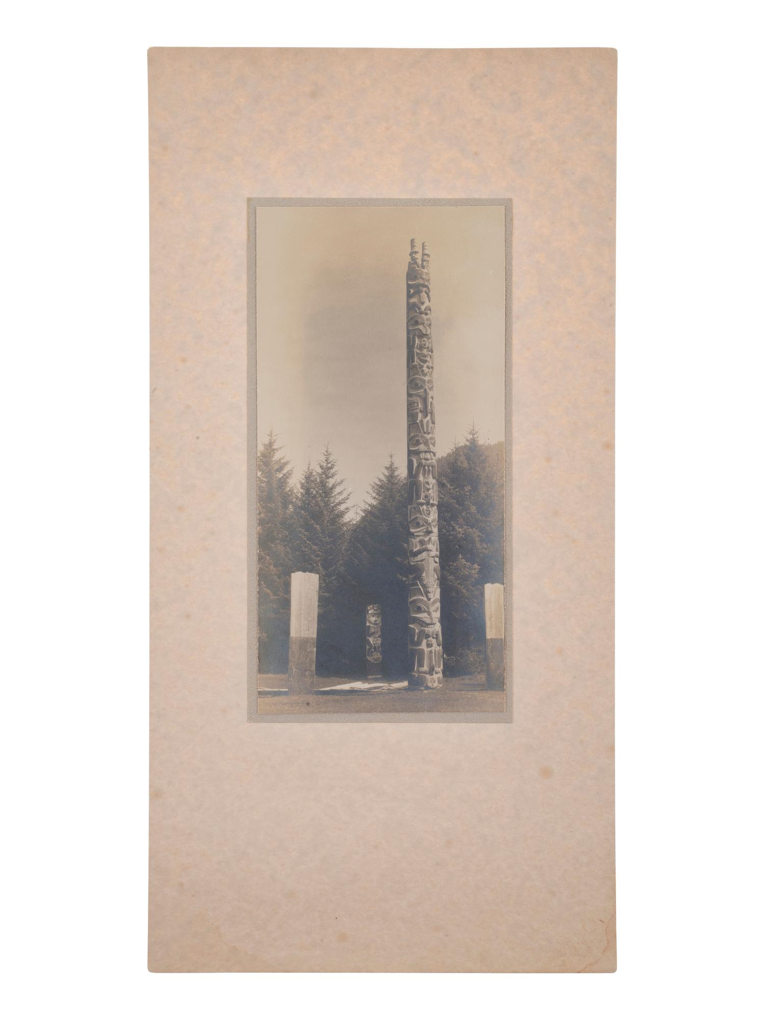[NATIVE AMERICANS - WESTERN AMERICANA]. 10 photos of Alaska, incl. view of Indian Mission building.