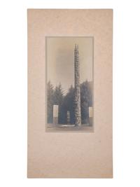 [NATIVE AMERICANS - WESTERN AMERICANA]. 10 photos of Alaska, incl. view of Indian Mission building.