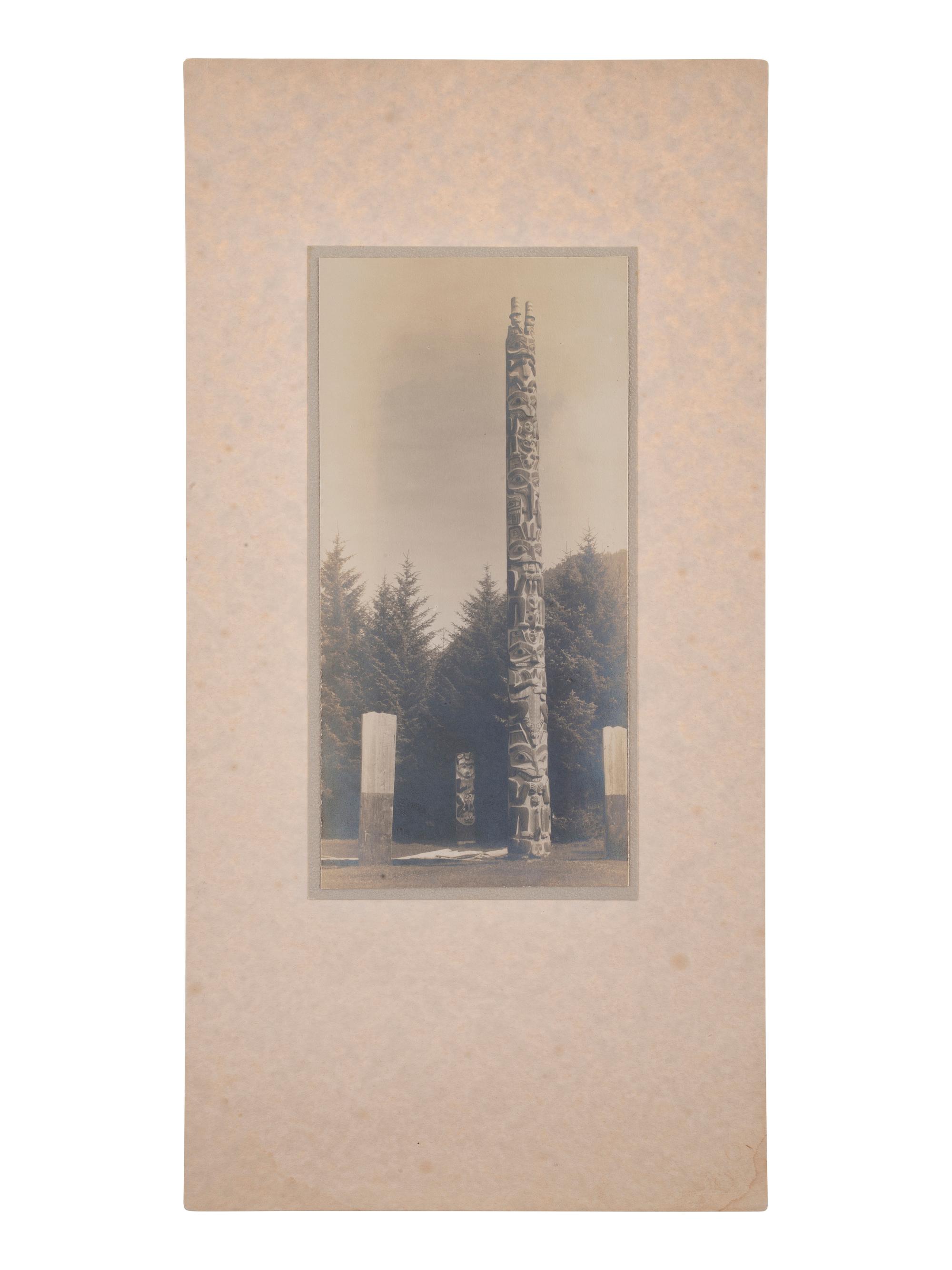 [NATIVE AMERICANS - WESTERN AMERICANA]. 10 photos of Alaska, incl. view of Indian Mission building.