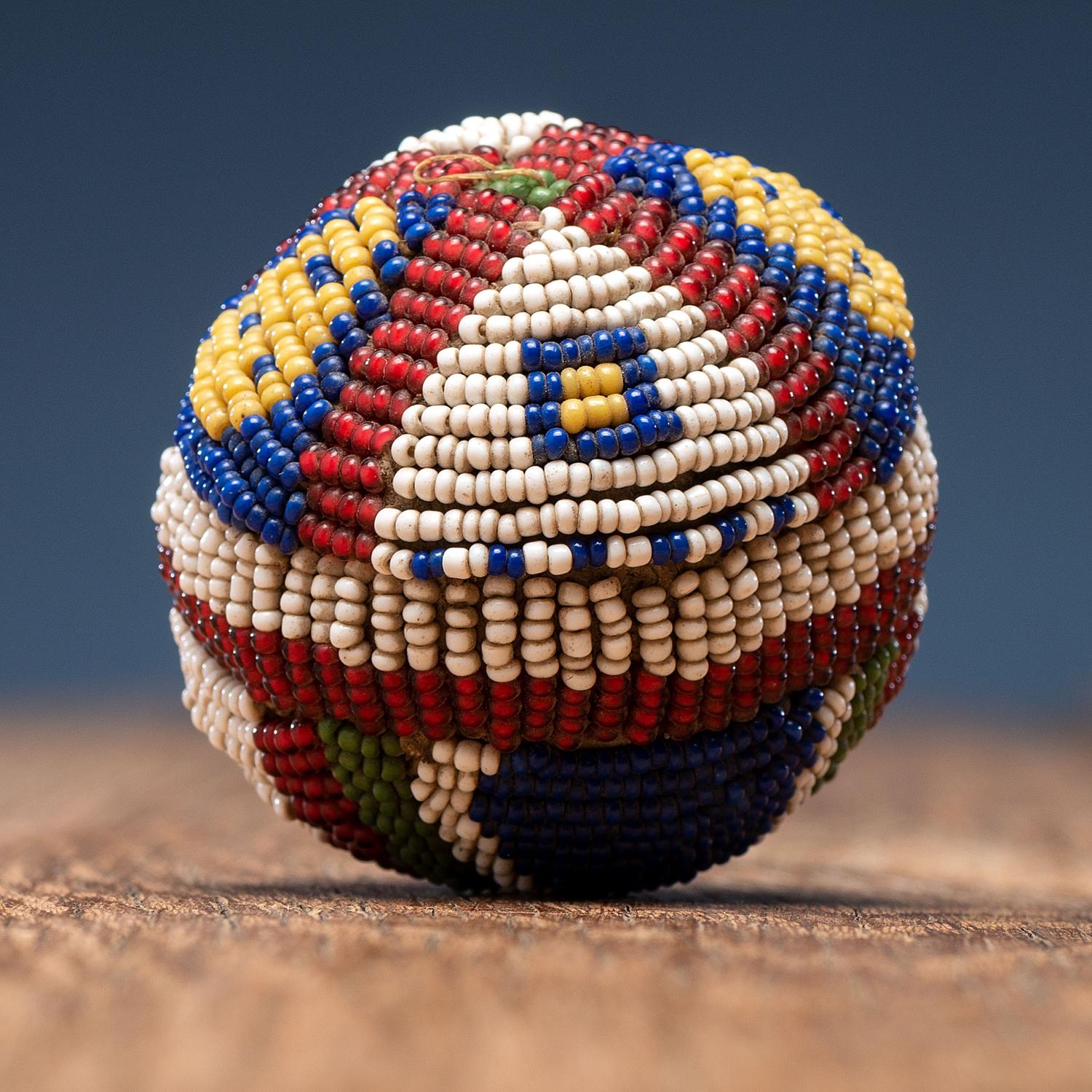 Sioux Beaded Hide Ball