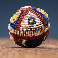 Sioux Beaded Hide Ball