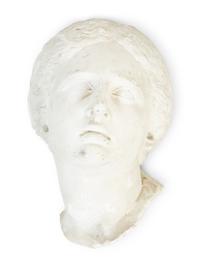 Two American Plaster Masks of a Man By C. Hennecke & Co.