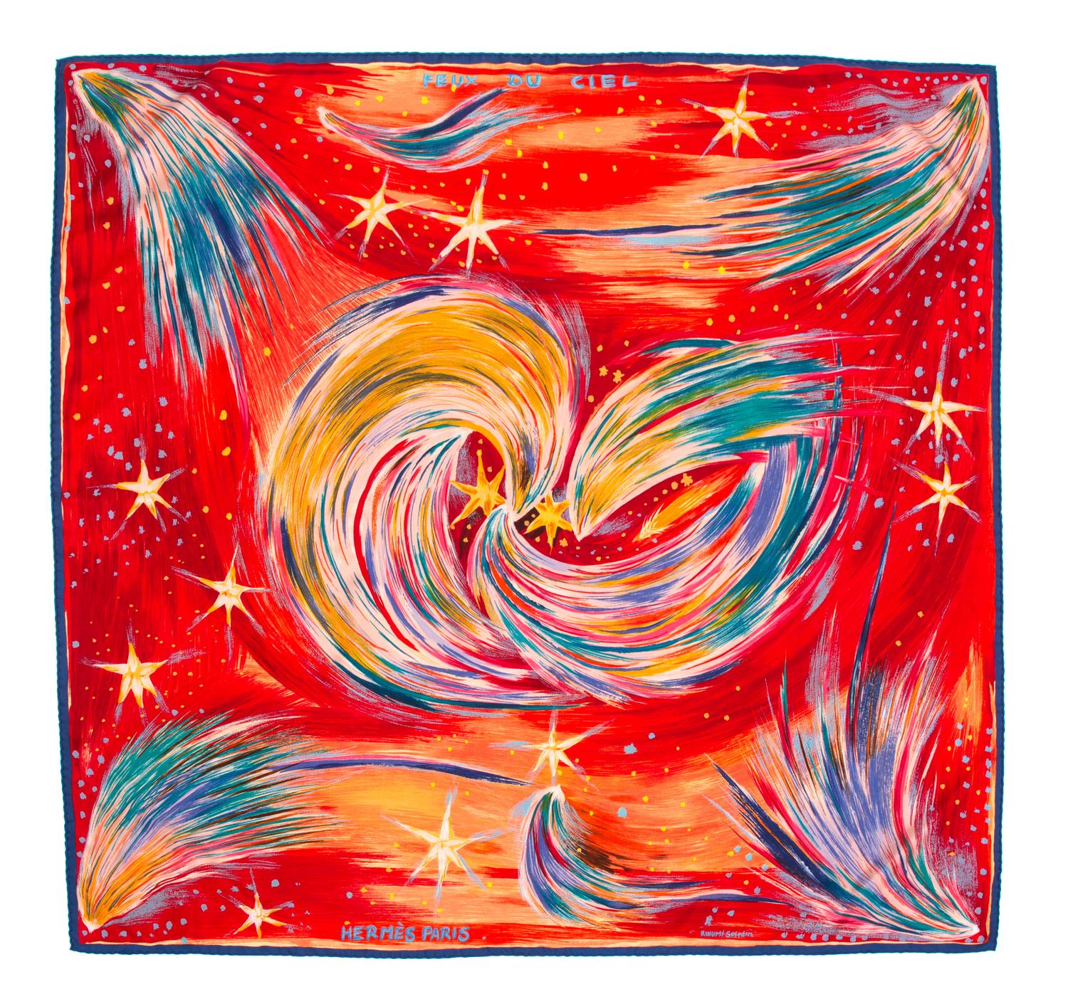 An Hermes 90cm Silk Scarf, 36" x 36".
