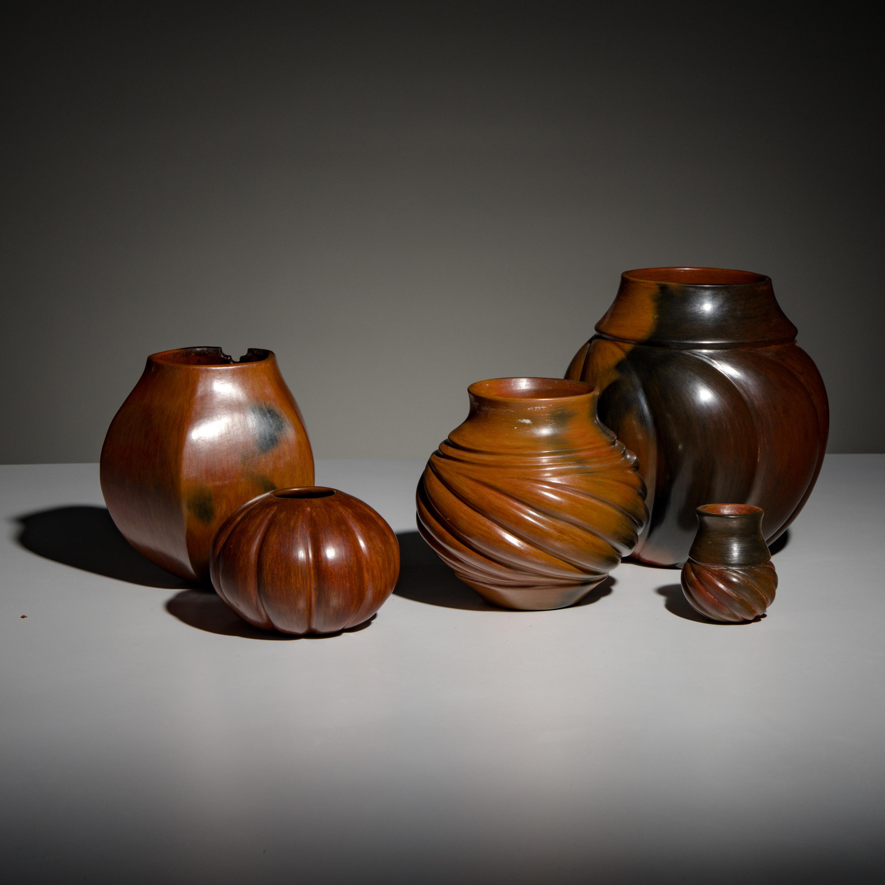 Samuel Manymules (Diné, b. 1963) — Pottery Jars