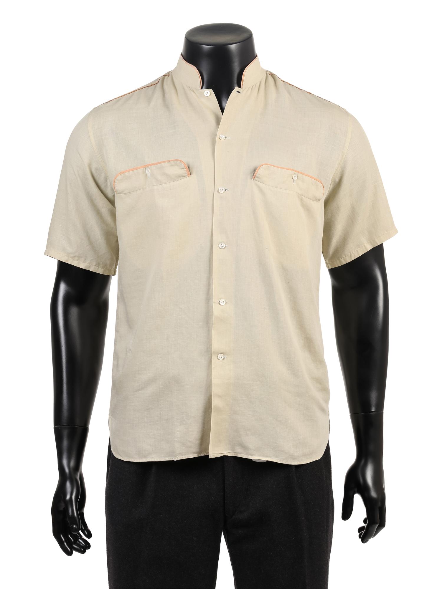 Group of Vintage Men's Designer Shirts, 1990-2000s: Harvey and Hudson, Valentino & Bagutta