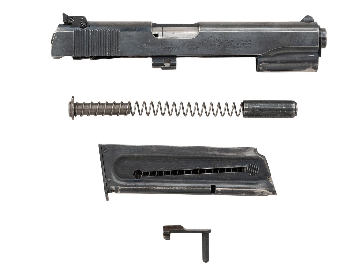 WWII Colt 1911 Service Ace .22 Conversion Kit Shipped to the USMC on 12/17/42 with Letter