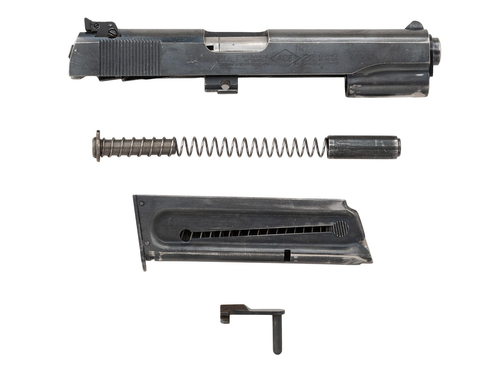 WWII Colt 1911 Service Ace .22 Conversion Kit Shipped to the USMC on 12/17/42 with Letter